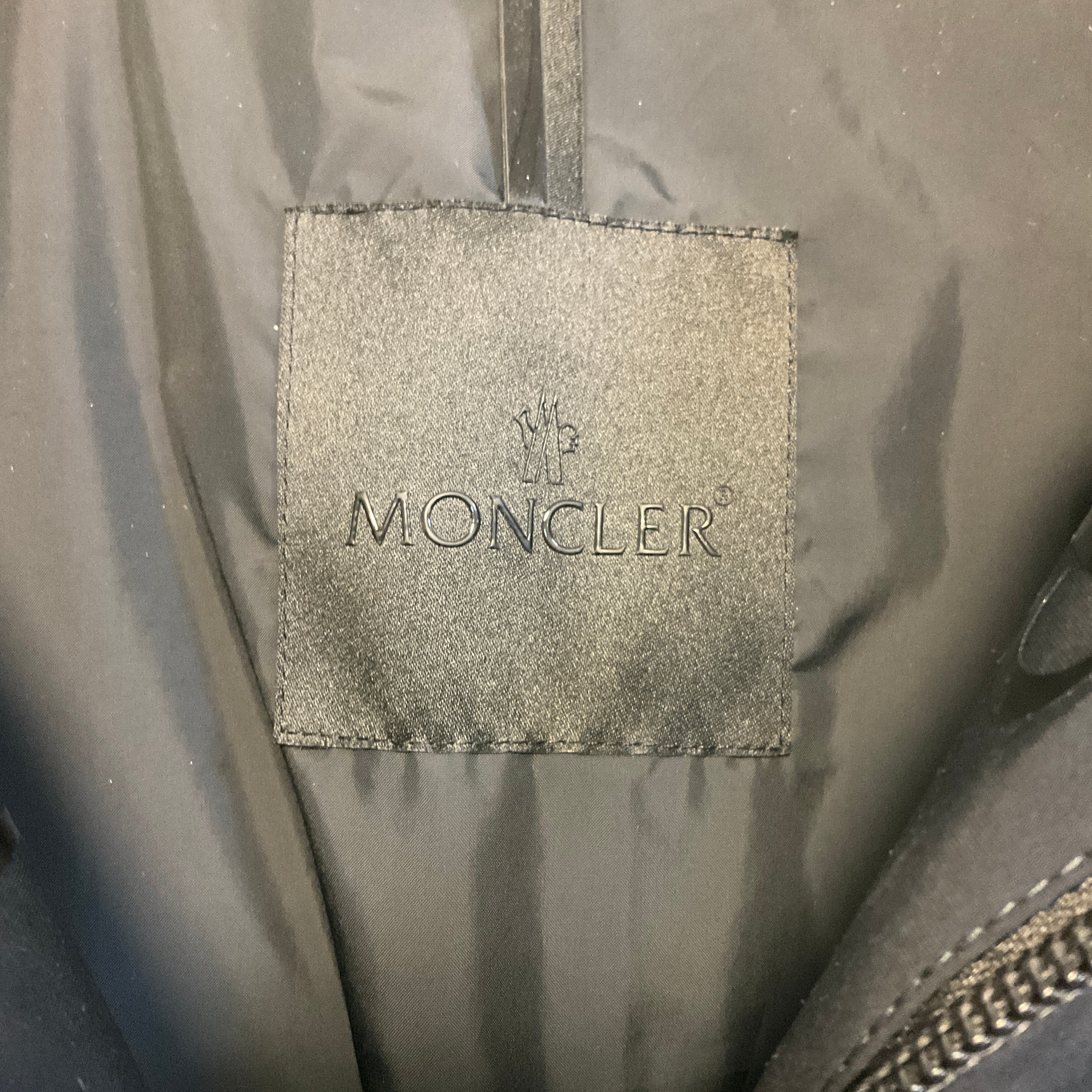 Moncler Black Arredoun Long Down Puffer Coat