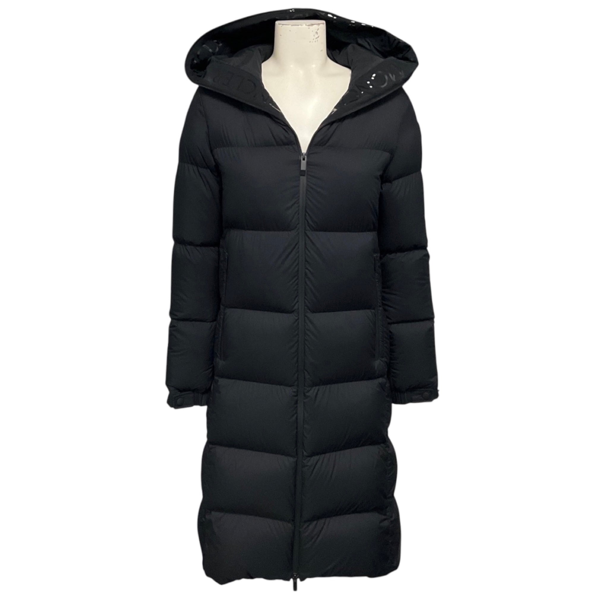 Moncler Black Arredoun Long Down Puffer Coat