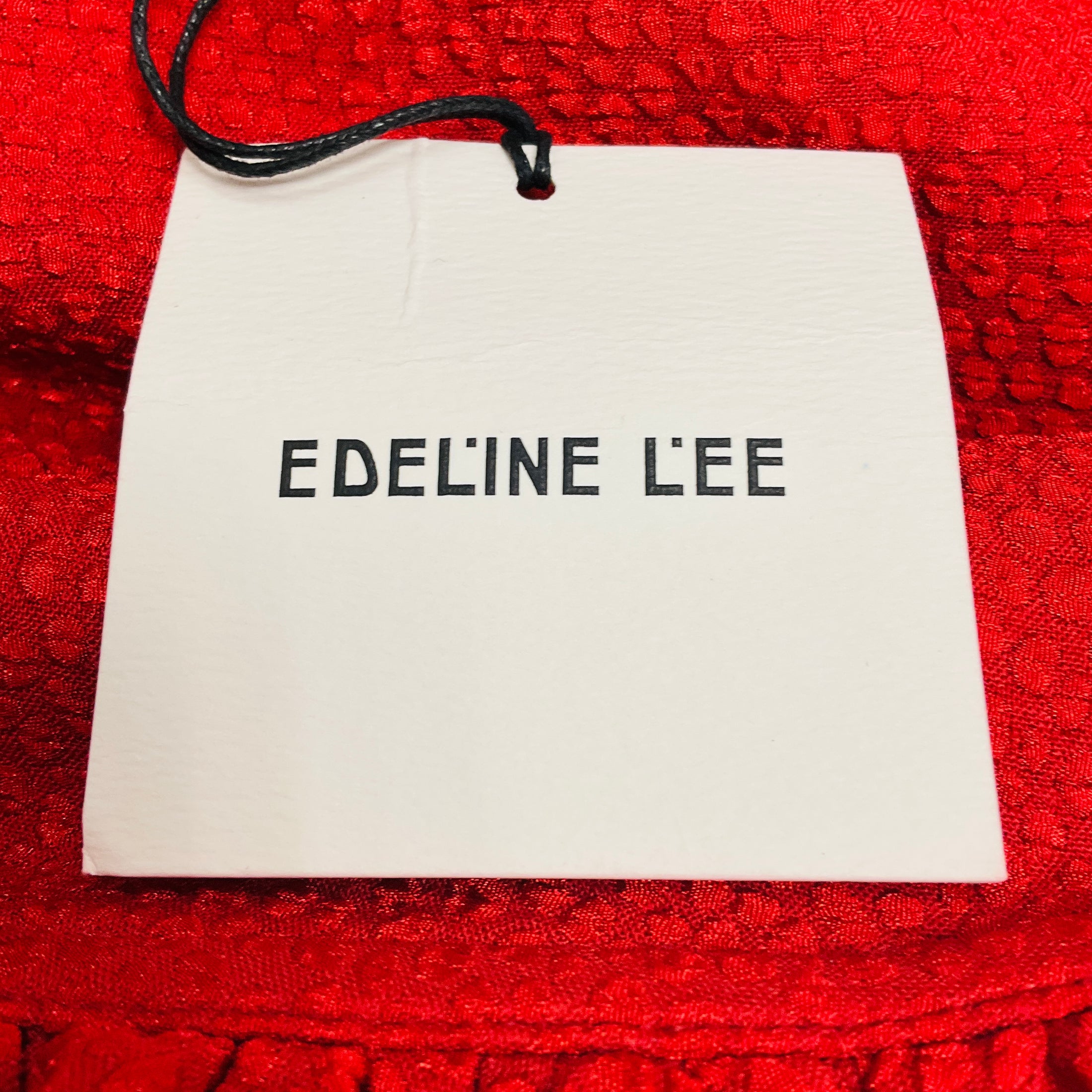 Edeline Lee Carnelian Red Aurora Dress
