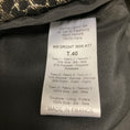 Load image into Gallery viewer, Lanvin Black / Silver / Gold Metallic Sleeveless Jacquard Dress with Velvet Trim
