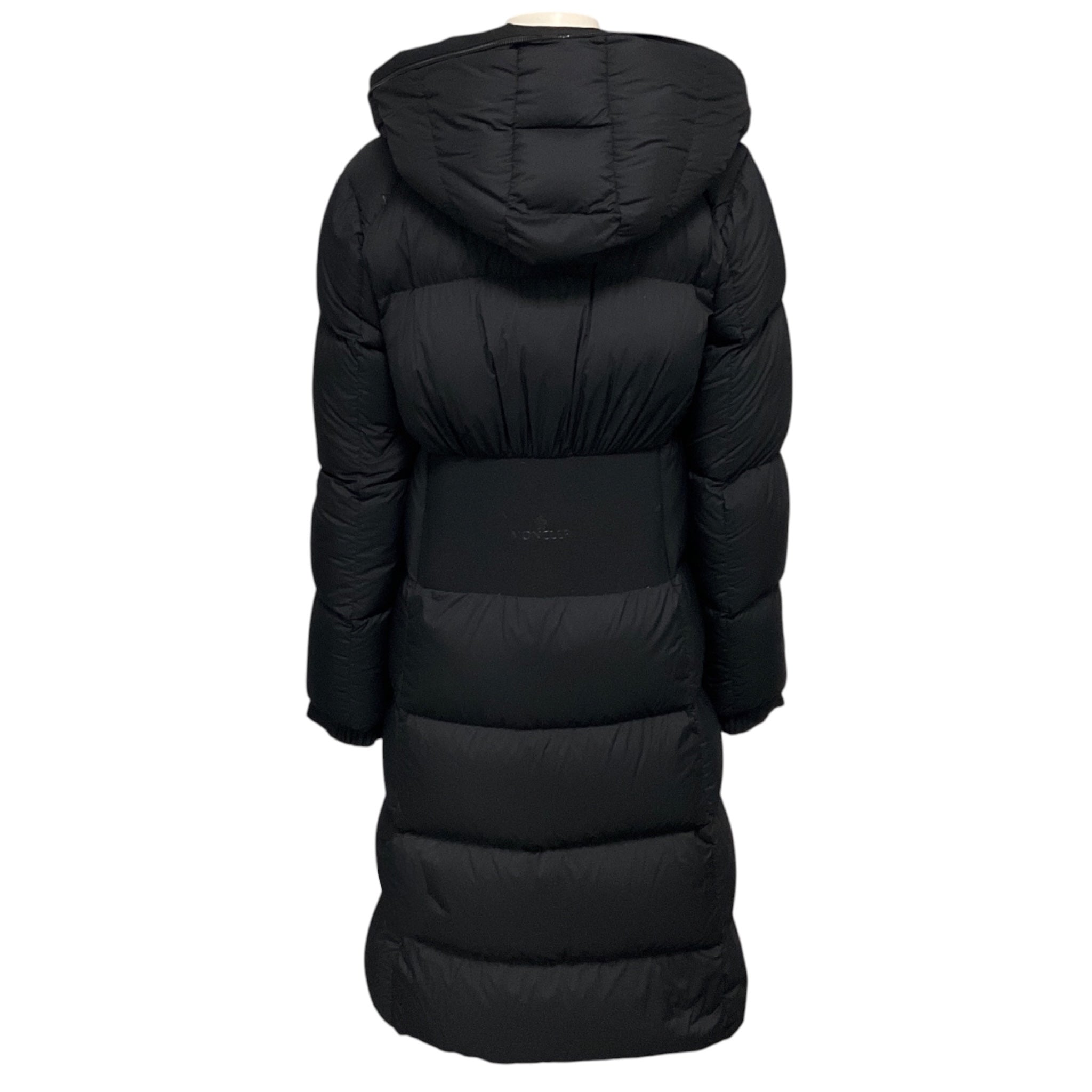 Moncler Black Arredoun Long Down Puffer Coat