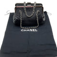 Load image into Gallery viewer, Chanel Vintage 1980's Black Nappa Leather and Hair Calf Shoulder Bag
