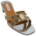 Load image into Gallery viewer, Aquazzura Silver / Gold Film Sandals

