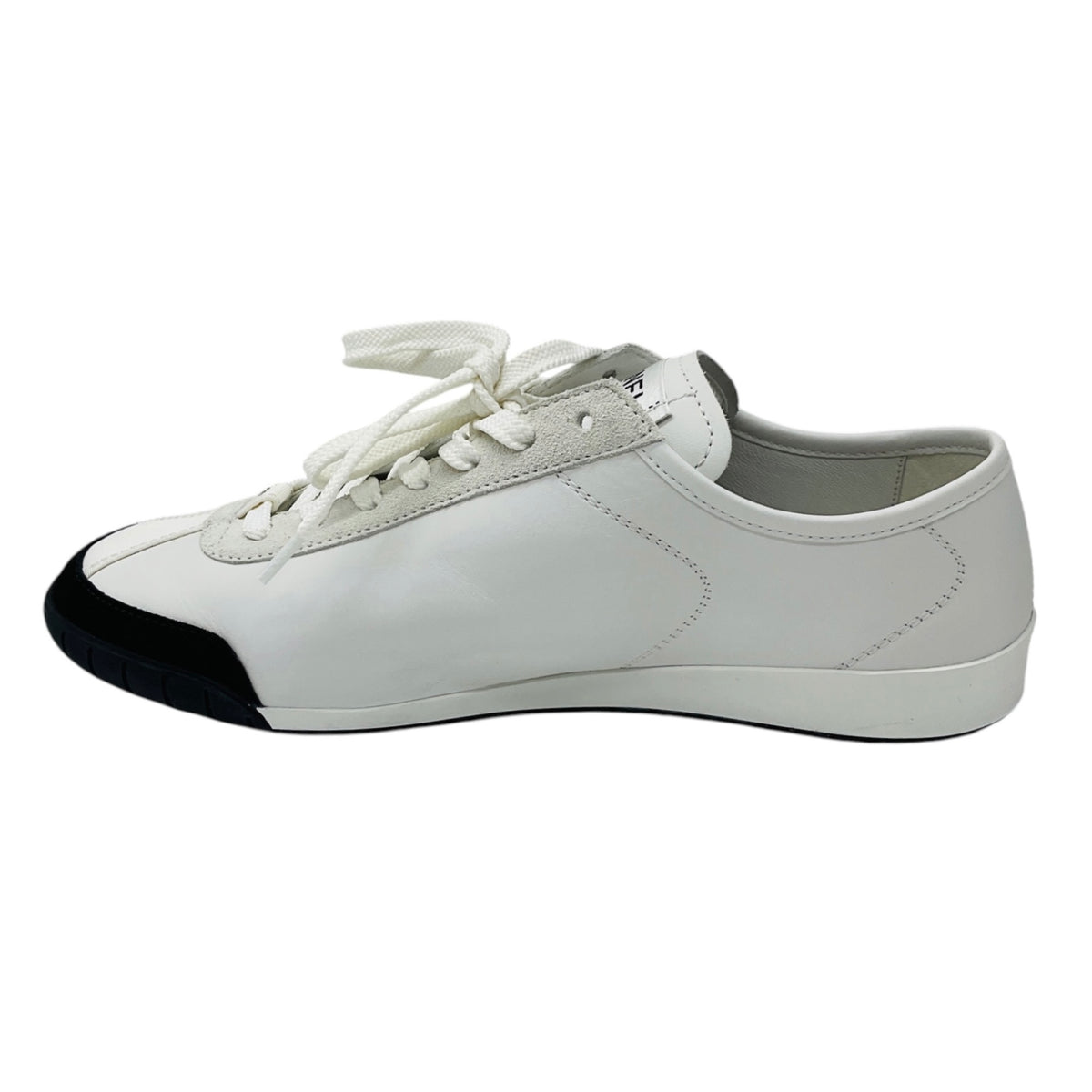 Chanel White / Black 2024 Calfskin and Suede Calfskin Sneakers