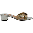 Load image into Gallery viewer, Aquazzura Silver / Gold Film Sandals
