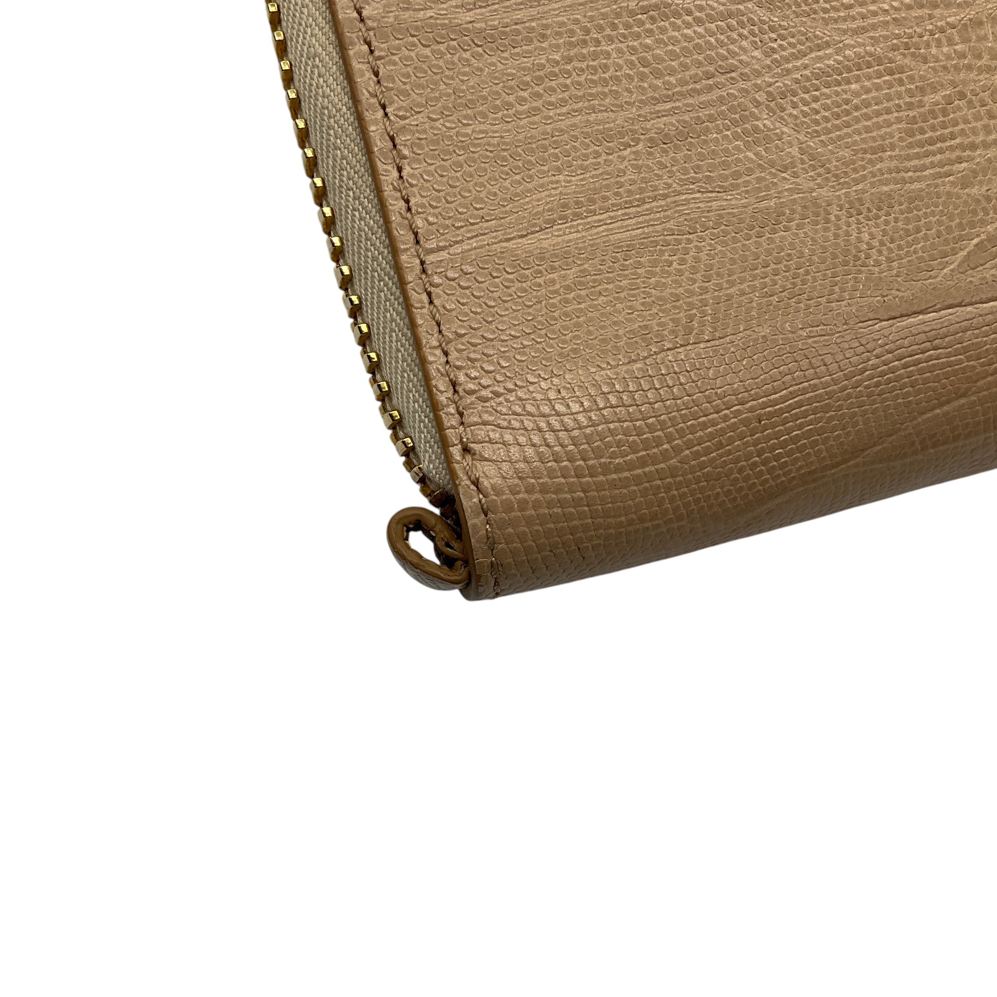 Alexander Wang Almond Croc Embossed Lydia Clutch Bag