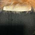 Load image into Gallery viewer, Valentino Black Belted Wool Coat with Fox Fur Collar
