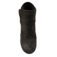 Load image into Gallery viewer, Chanel Grey / Silver Chain Detail Suede Short Boots
