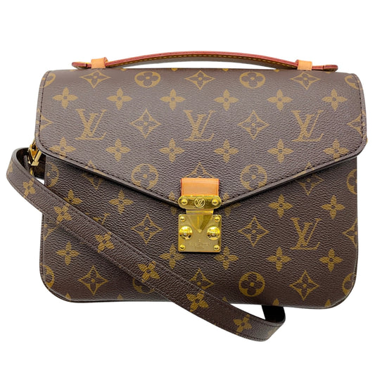Louis Vuitton Brown Monogram Coated Canvas Pochette Metis Handbag