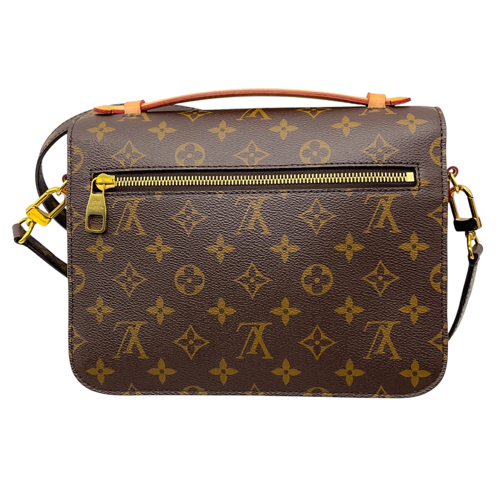 Louis Vuitton Brown Monogram Coated Canvas Pochette Metis Handbag