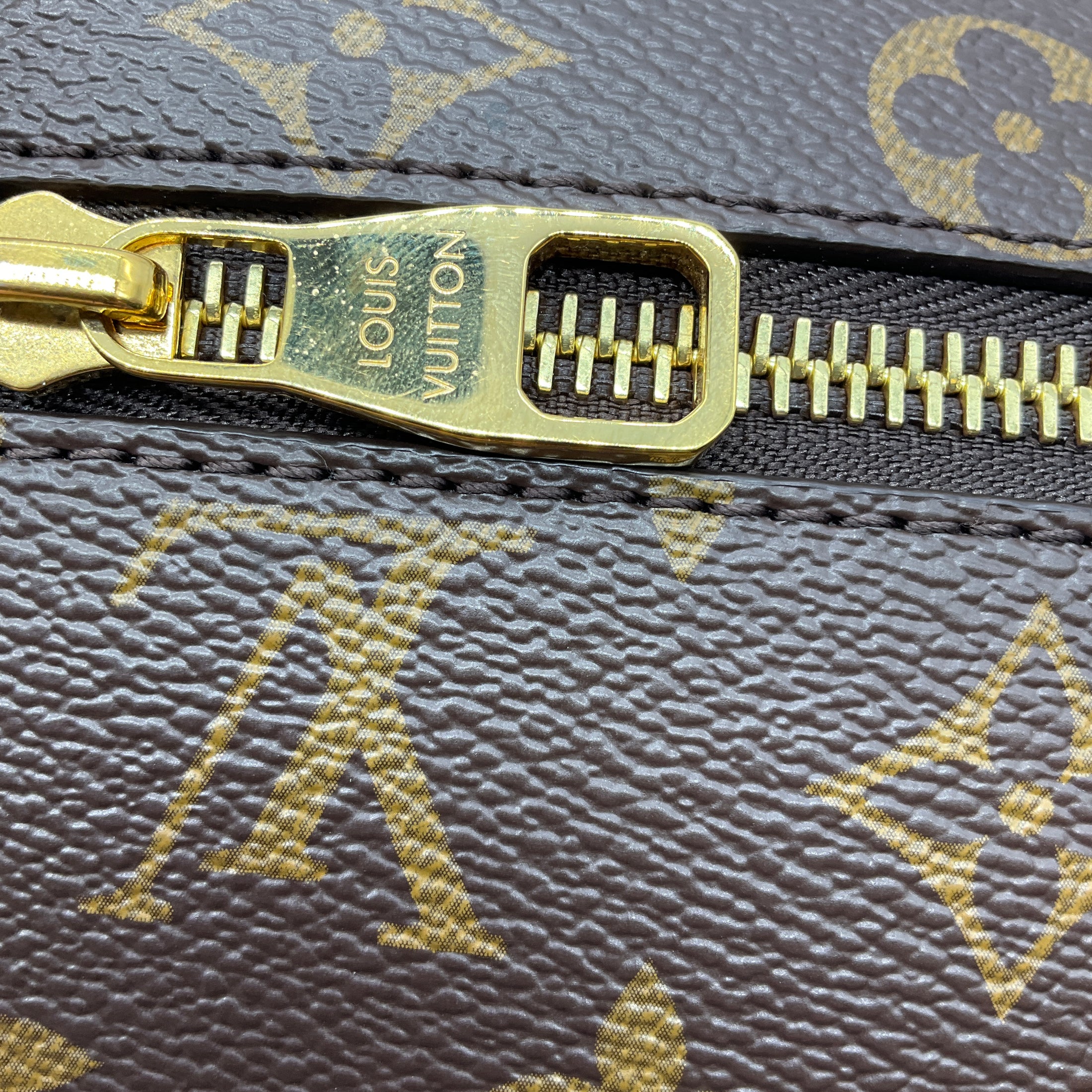 Louis Vuitton Brown Monogram Coated Canvas Pochette Metis Handbag