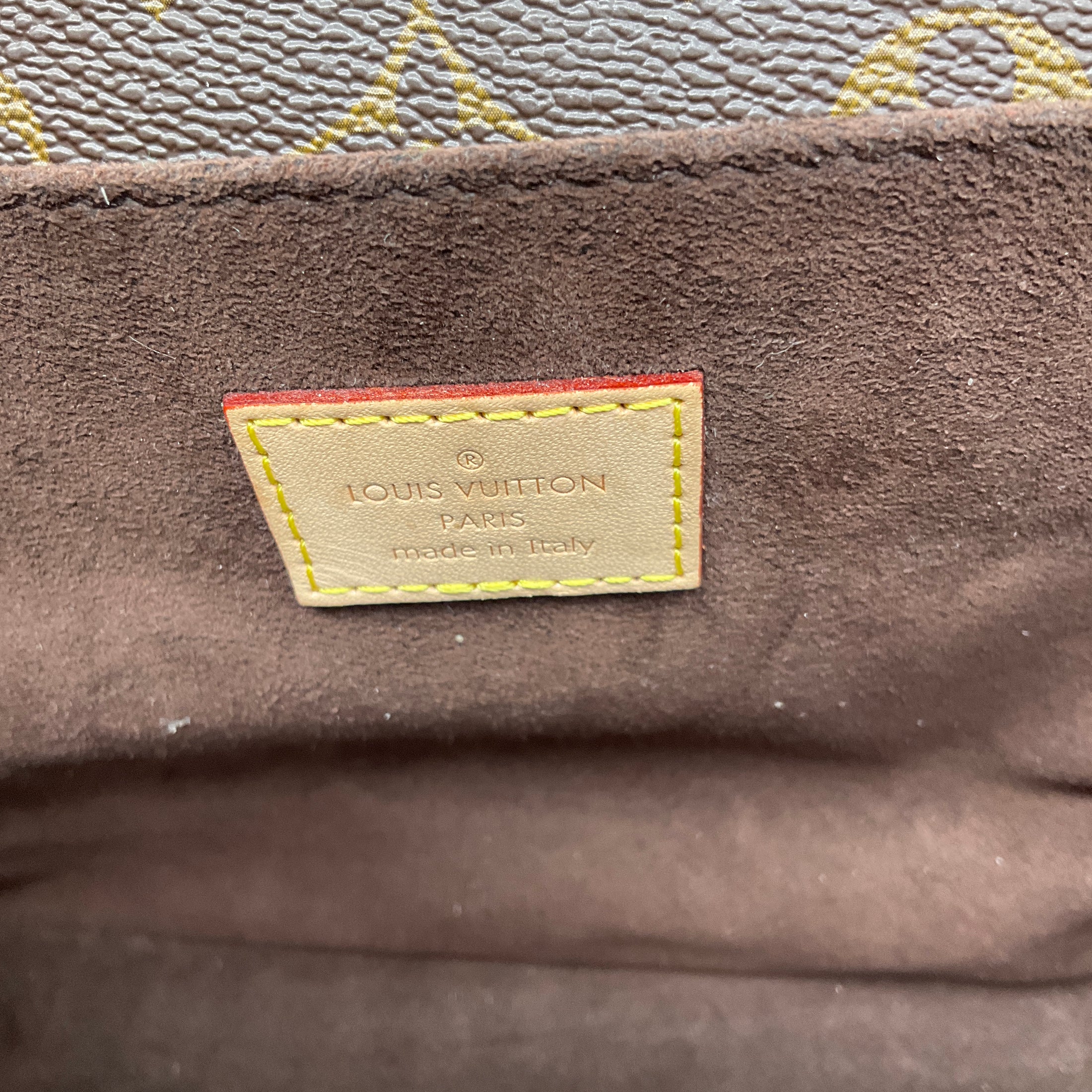 Louis Vuitton Brown Monogram Coated Canvas Pochette Metis Handbag