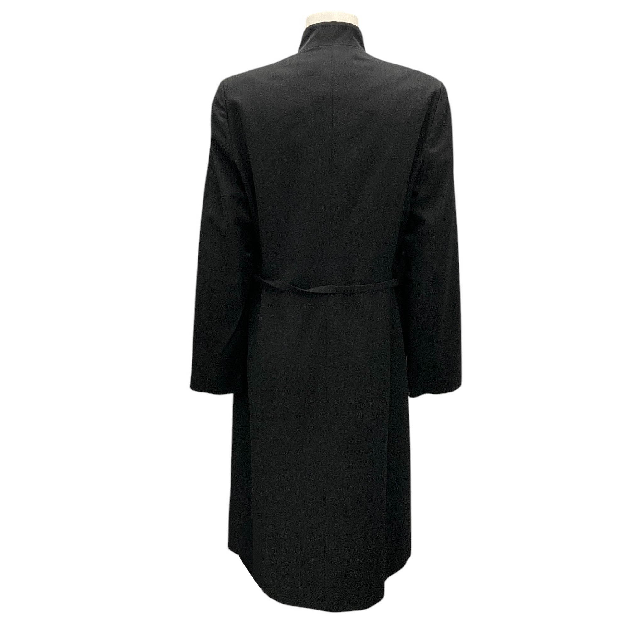 Sies Marjan Black Button-Front Wool Coat