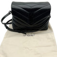 Load image into Gallery viewer, Saint Laurent Black Leather Toy LouLou Crossbody Bag
