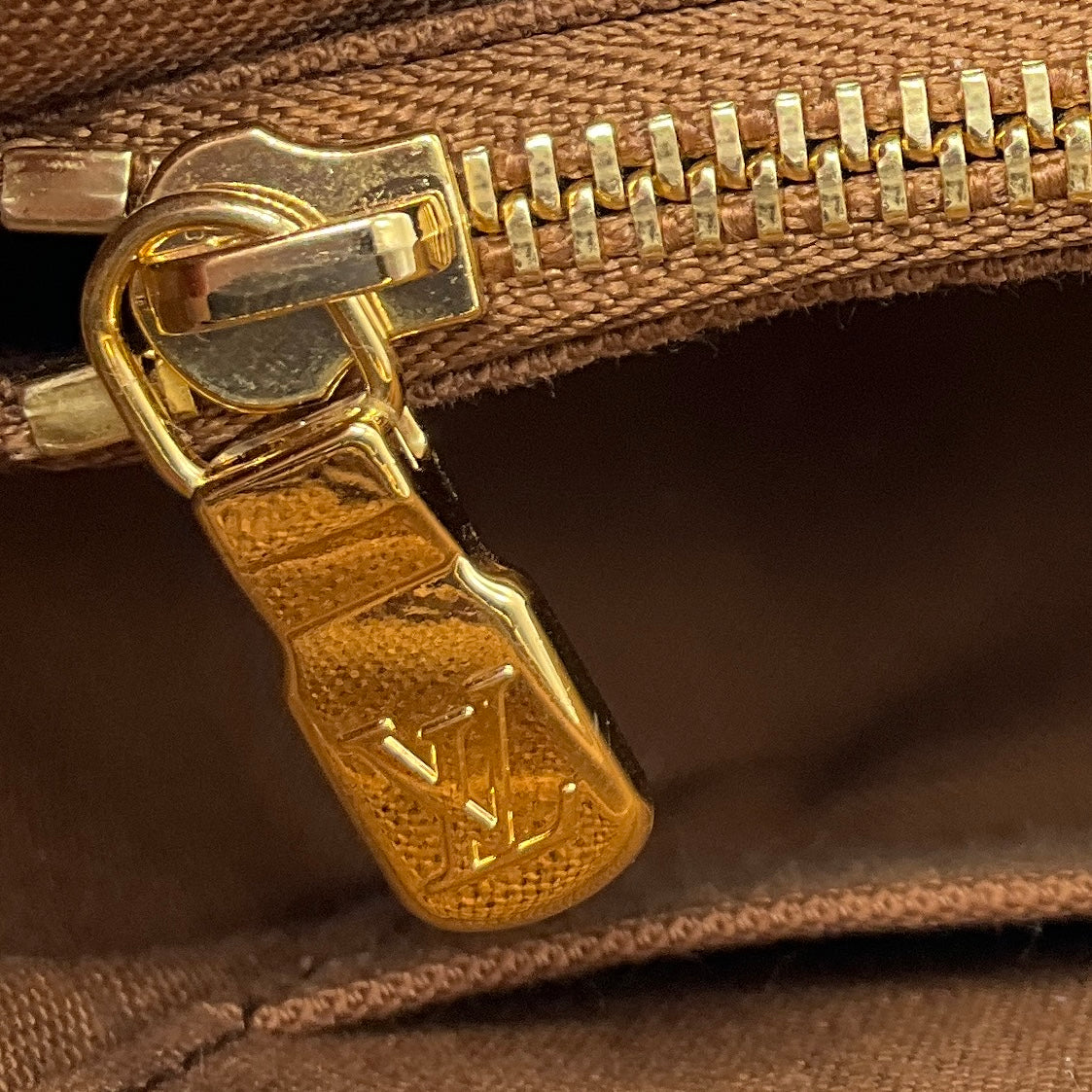 Louis Vuitton Brown Monogram Canvas Pochette Accessoires Shoulder Bag