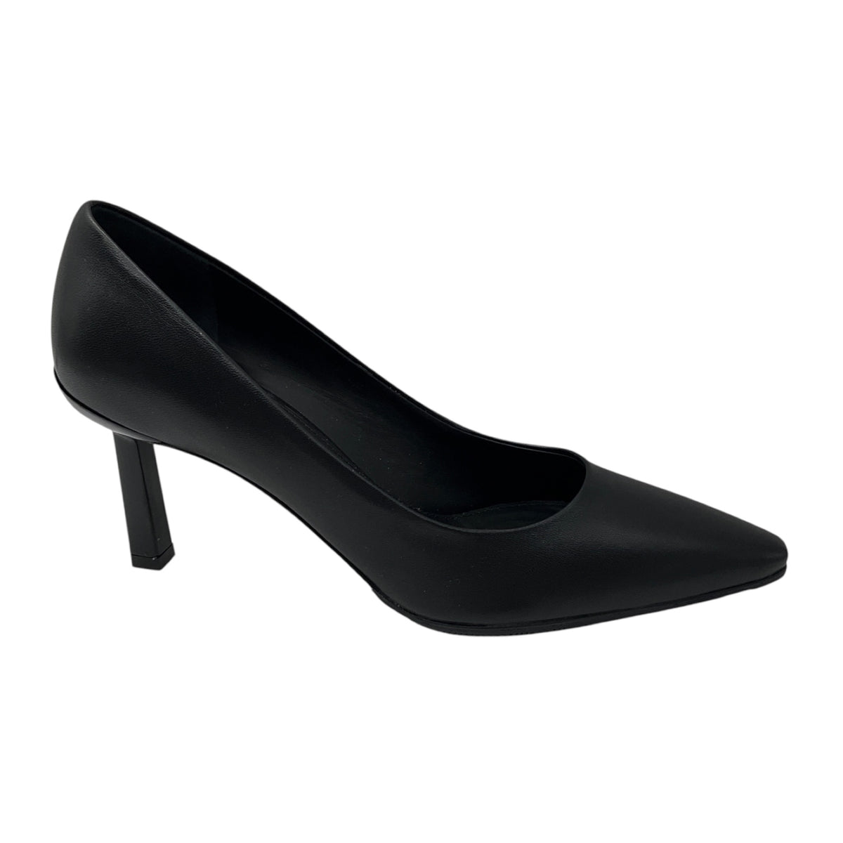 Salvatore Ferragamo Black Pointed Toe Classic Leather Pumps