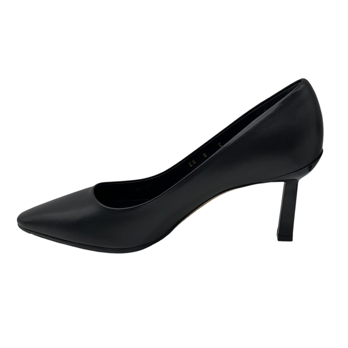 Salvatore Ferragamo Black Pointed Toe Classic Leather Pumps