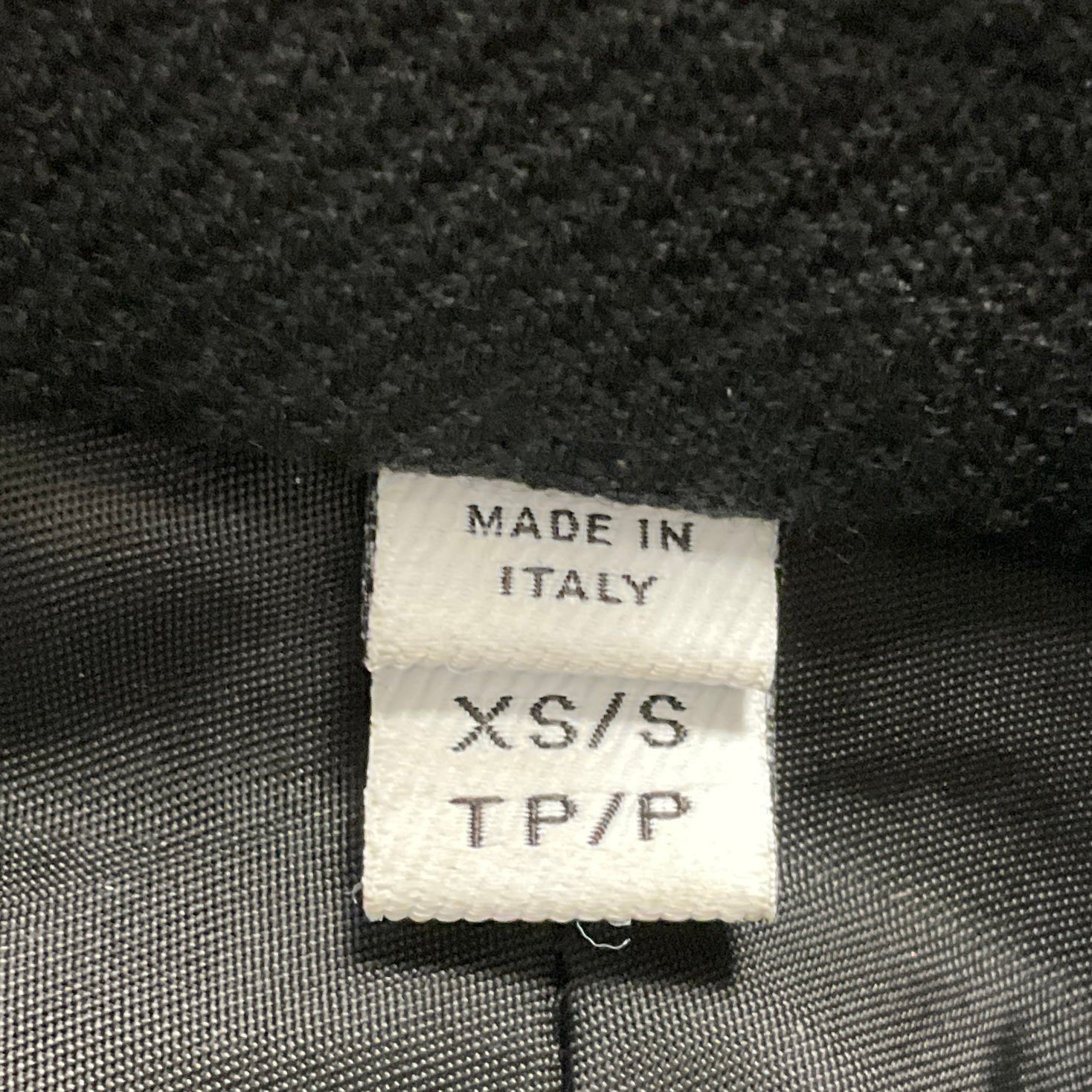 Burberry Black Cape Style Wool and Nylon Coat