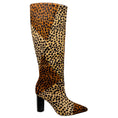 Load image into Gallery viewer, Ulla Johnson Umber Leopard Cheetah Jerri Knee High Calf Pony Hair Boots
