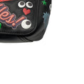 Load image into Gallery viewer, Anya Hindmarch Black Multi Sticker Patch Leather Crossbody Bag
