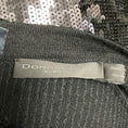 Load image into Gallery viewer, Donna Karan Black Sequined Wetlook Cashmere Sleeveless Dress
