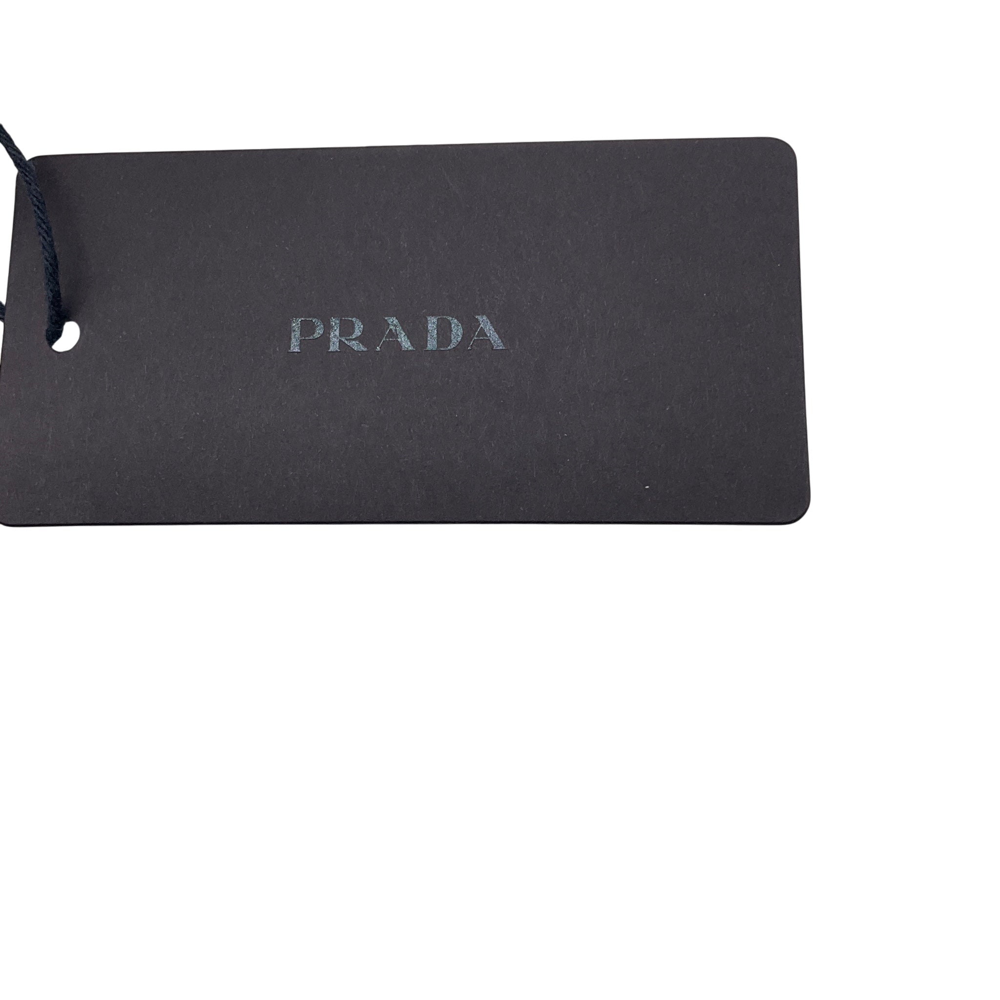 Prada Black / White / Orange Logo Print Fringed Cashmere Scarf