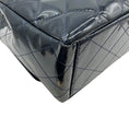 Load image into Gallery viewer, Chanel Navy Blue Patent Leather Maxi Flap Bag
