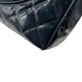 Load image into Gallery viewer, Chanel Navy Blue Patent Leather Maxi Flap Bag
