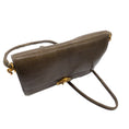 Load image into Gallery viewer, Hermes Vintage Olive Green Lizard Skin Leather Flap Shoulder Bag
