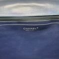 Load image into Gallery viewer, Chanel Navy Blue Patent Leather Maxi Flap Bag
