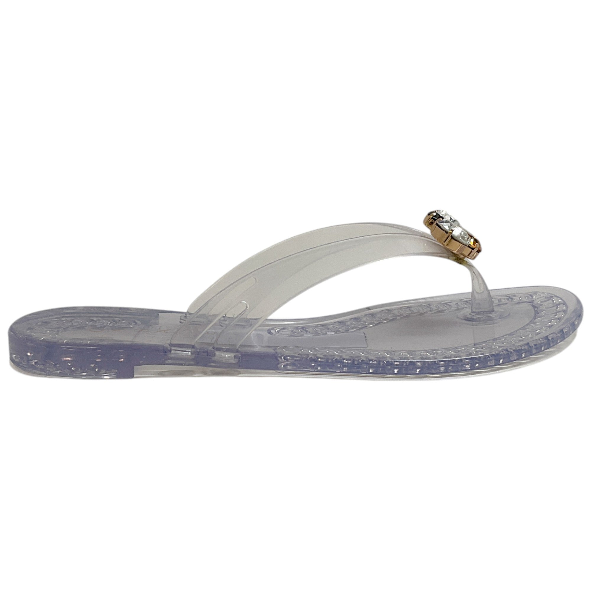 Casadei Queen Bee Ice Jelly Slide Sandals