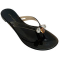 Load image into Gallery viewer, Casadei Queen Bee Nero Jelly Slide Sandals

