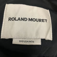 Load image into Gallery viewer, Roland Mouret Black Sleeveless Sequined Gown with Rosette Detail
