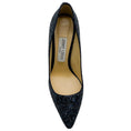 Load image into Gallery viewer, Jimmy Choo Navy Blue Glitter Pumps

