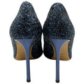 Load image into Gallery viewer, Jimmy Choo Navy Blue Glitter Pumps
