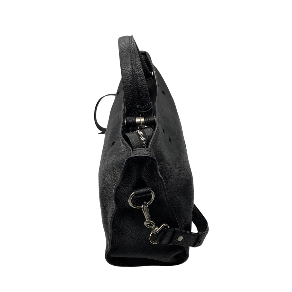 Balenciaga Black Stud Free Blackout AJ City Bag