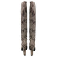 Load image into Gallery viewer, Stuart Weitzman Beige / Brown Snake Print Tall Boots
