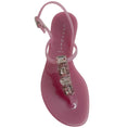 Load image into Gallery viewer, Casadei Beah Pinkhouse Jeweled Jelly Sandals
