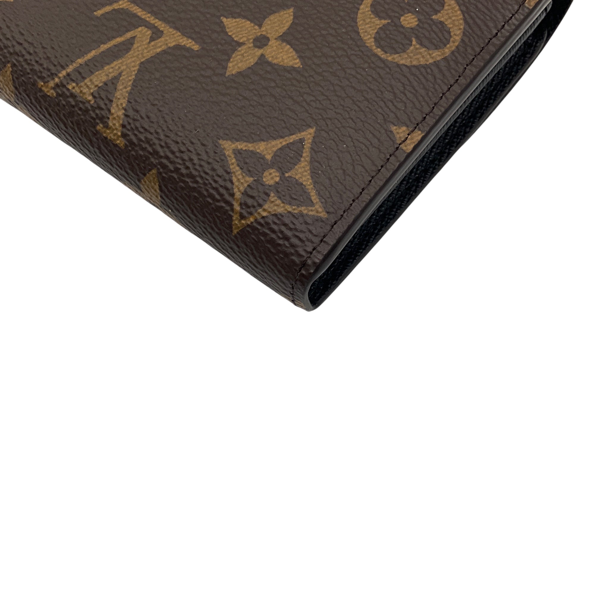 Louis Vuitton Brown / Tan Monogram Canvas Sarah Wallet