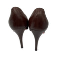 Load image into Gallery viewer, Christian Louboutin Brown Very Prive 120 Peep Toe Leather Pumps
