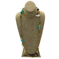 Load image into Gallery viewer, Chanel 2005 Turquoise, Pearl, Amethyst, and Green Stone Embellished Long Gold Chain Necklace
