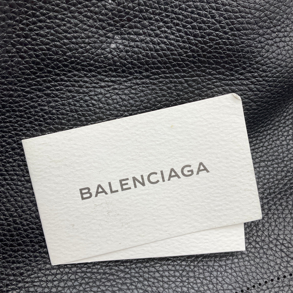 Balenciaga Black Stud Free Blackout AJ City Bag