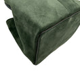 Load image into Gallery viewer, Métier Green Suede Vérité Mini Braided Leather Trimmed Tote
