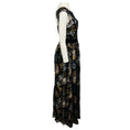 Load image into Gallery viewer, Badgley Mischka Black / Copper / Bronze Metallic Sequin Embellished Gown
