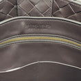 Load image into Gallery viewer, Bottega Veneta Brown Suede Intrecciato Medium Andiamo Shoulder Bag

