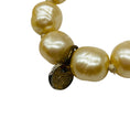 Load image into Gallery viewer, Chanel Vintage 1981 Clear Jumbo Crystal Station and Pearl Long Strand Sautoir Necklace
