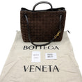 Load image into Gallery viewer, Bottega Veneta Brown Suede Intrecciato Medium Andiamo Shoulder Bag
