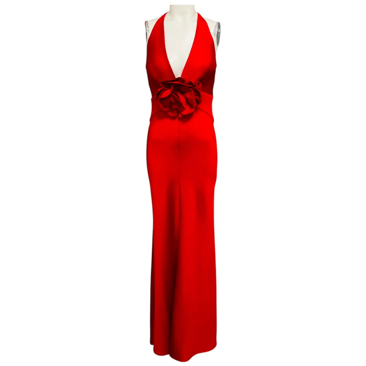 Silvia Tcherassi Rouge Red Daniela Maxi Dress