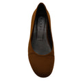Load image into Gallery viewer, Marni Brown Round Toe Fabric Flats
