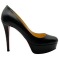 Load image into Gallery viewer, Christian Louboutin Black Leather Bianca 140 Pumps
